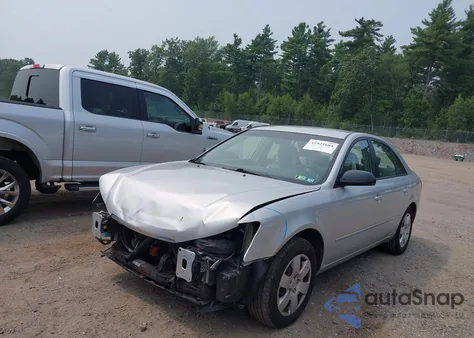 2008 Hyundai Sonata Gls z USA, uszkodzony, nr VIN 5NPET46C08H372734